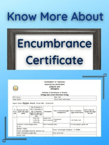 Encumbrance Certificate at Syed Smart Deal